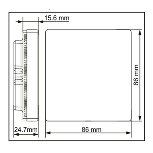Датчик качества воздуха C2VP (3 в 1) чёрный для Vaillant recoVAIR pro/plus
