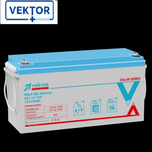 Гелевый аккумулятор VEKTOR GEL 12В - 150Ач